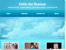 Tablet Screenshot of eddietheshaman.com